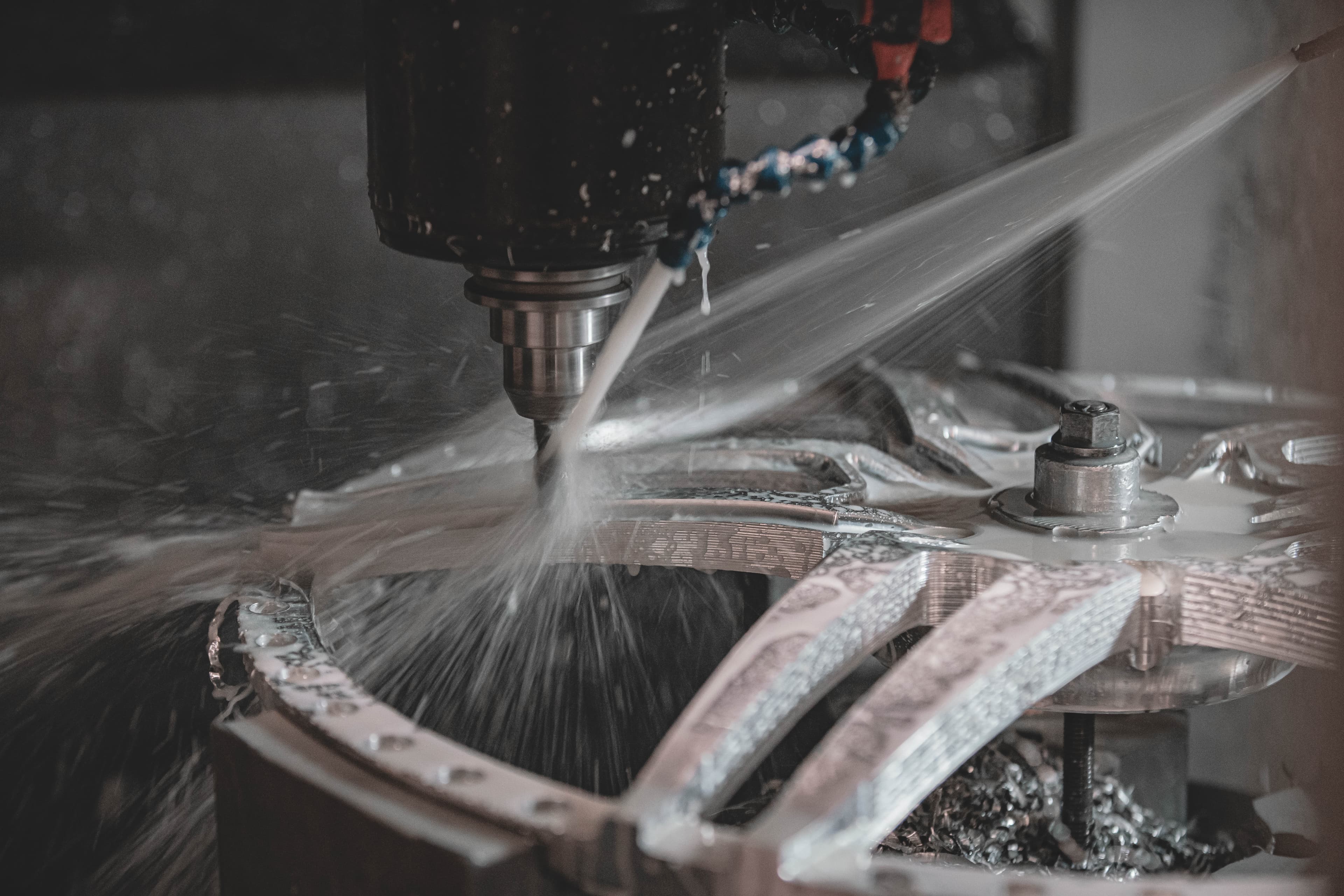 Precision Construction Repair machinist performing CNC machining work