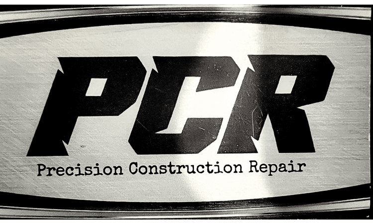 Precision Construction Repair nameplate